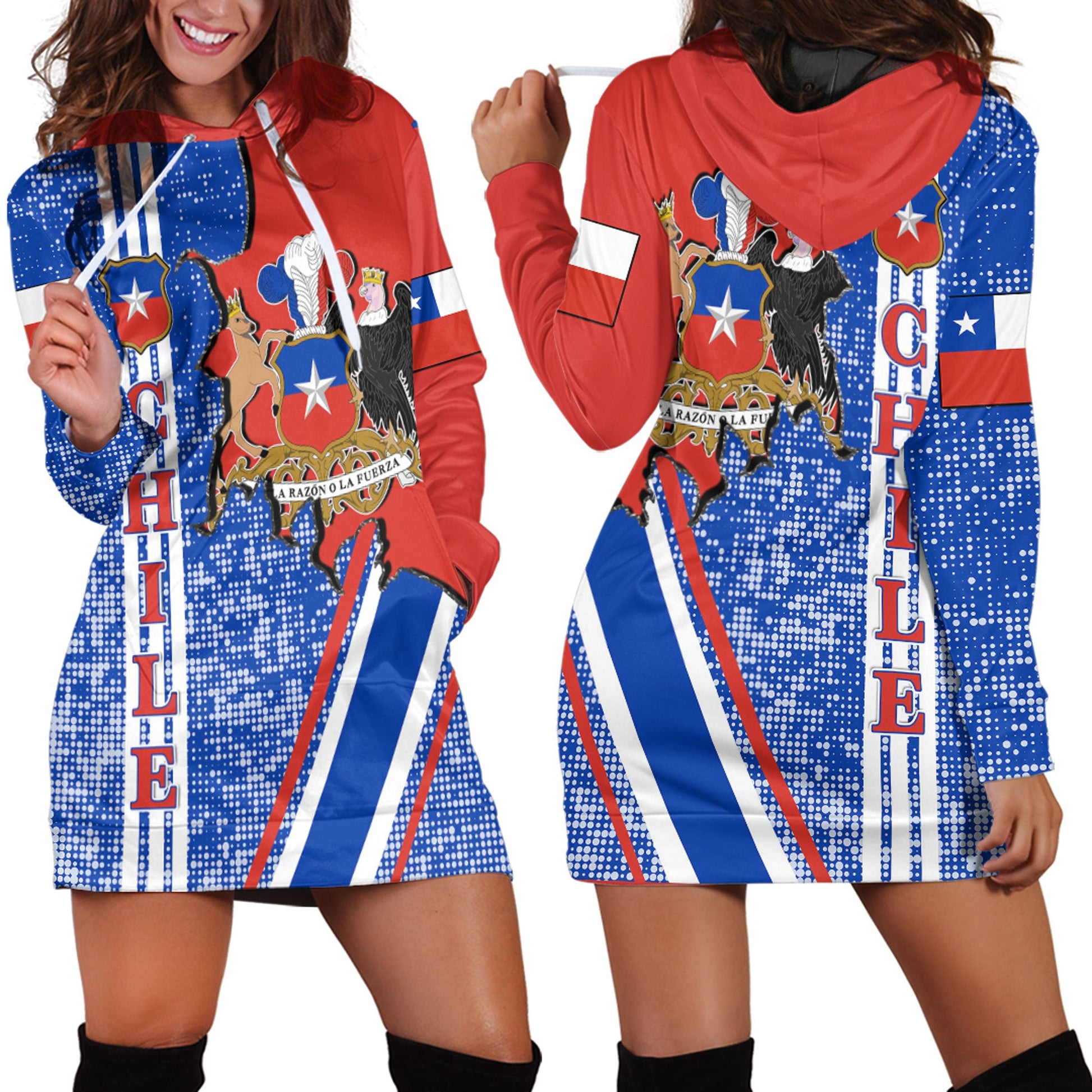 Clothing Chile Strong Style Hoodie Dress