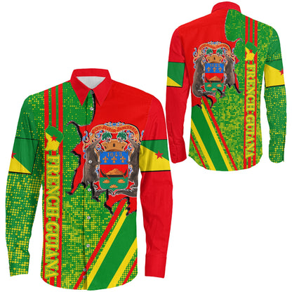 Clothing French Guiana Strong Style Long Sleeve Button Shirt