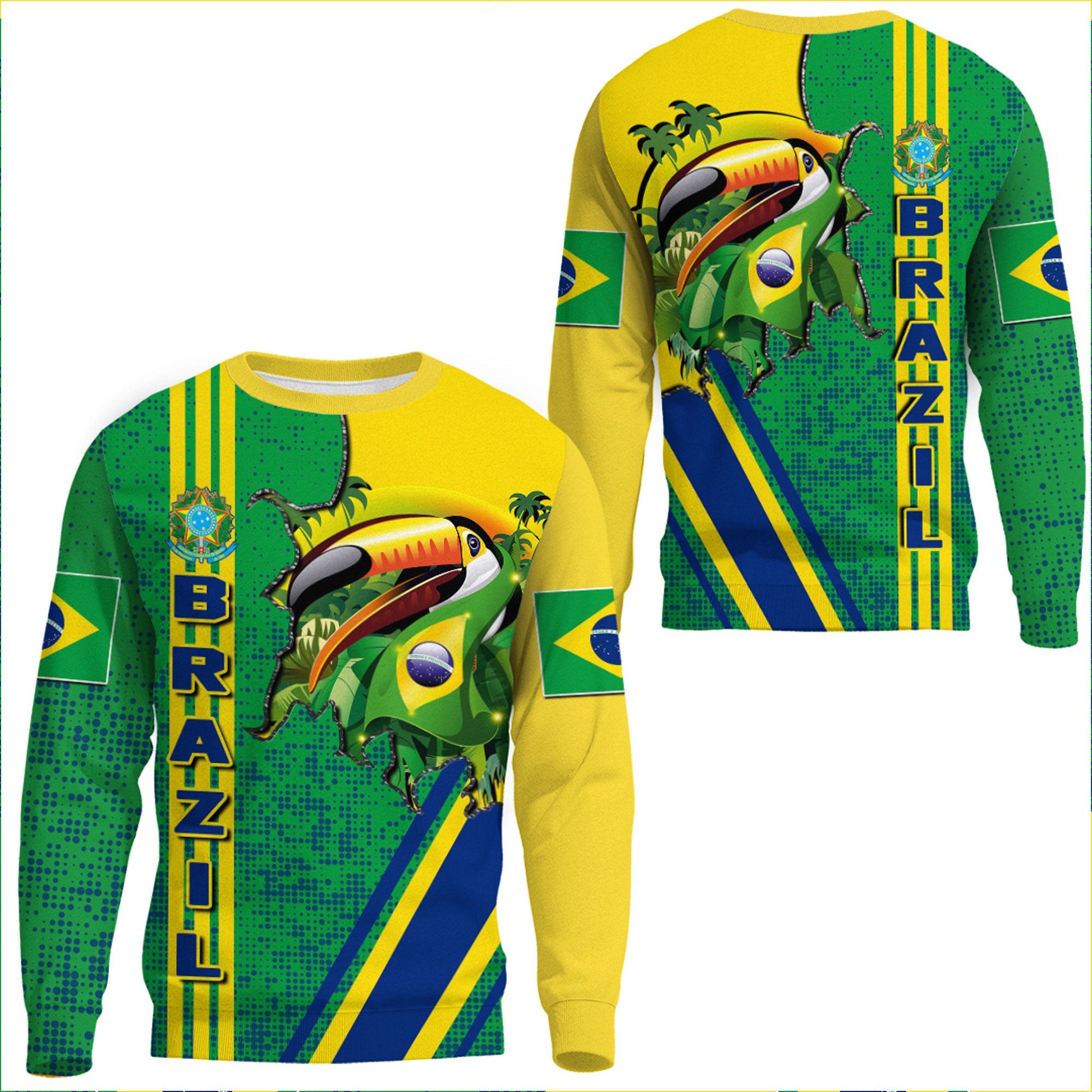 Clothing Brazil Strong Style Sweatshirts