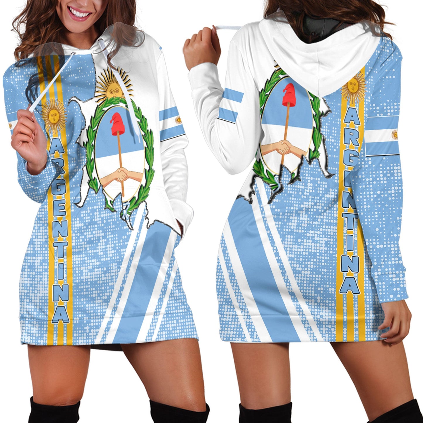 Clothing Argentina Strong Style Hoodie Dress