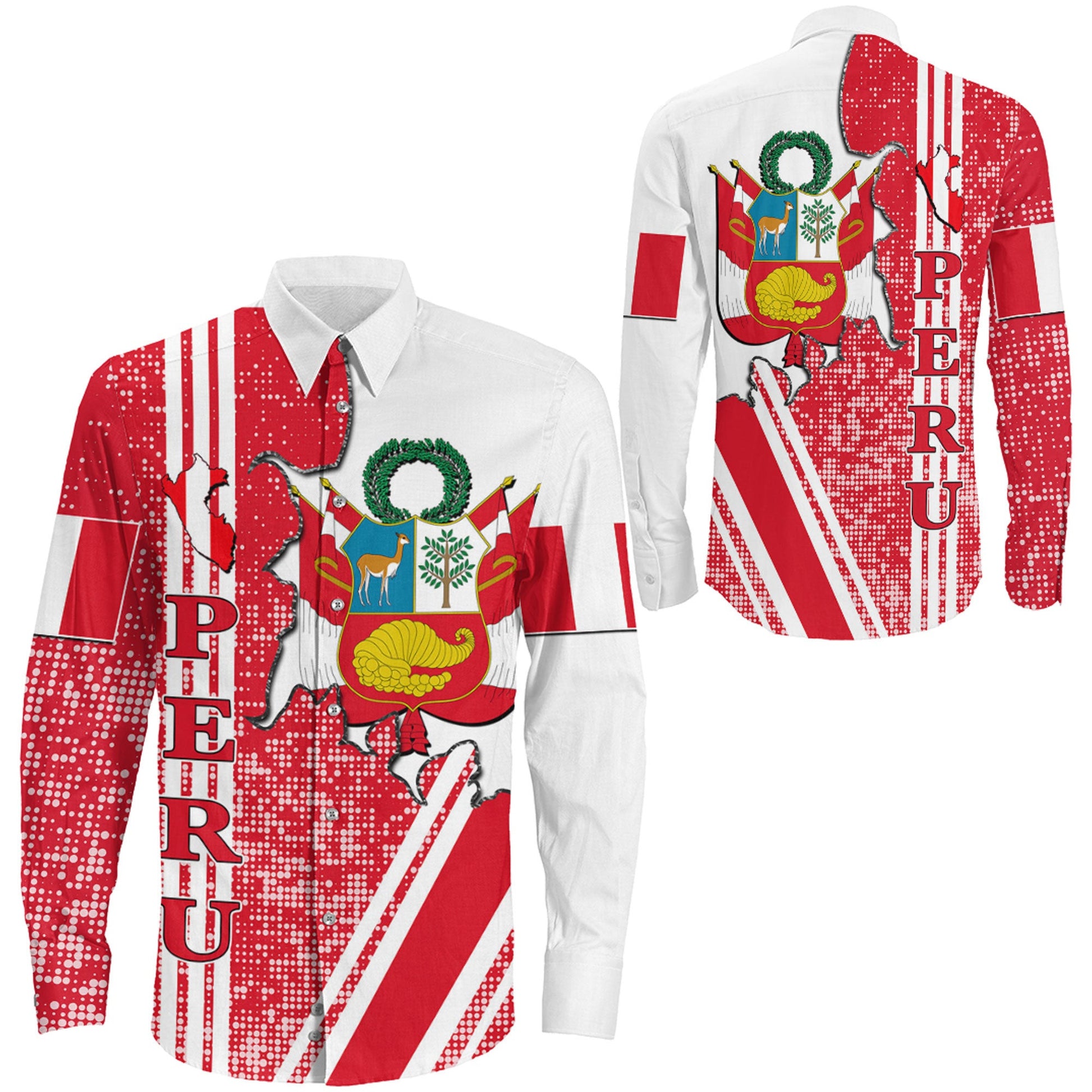 Clothing Peru Strong Style Long Sleeve Button Shirt