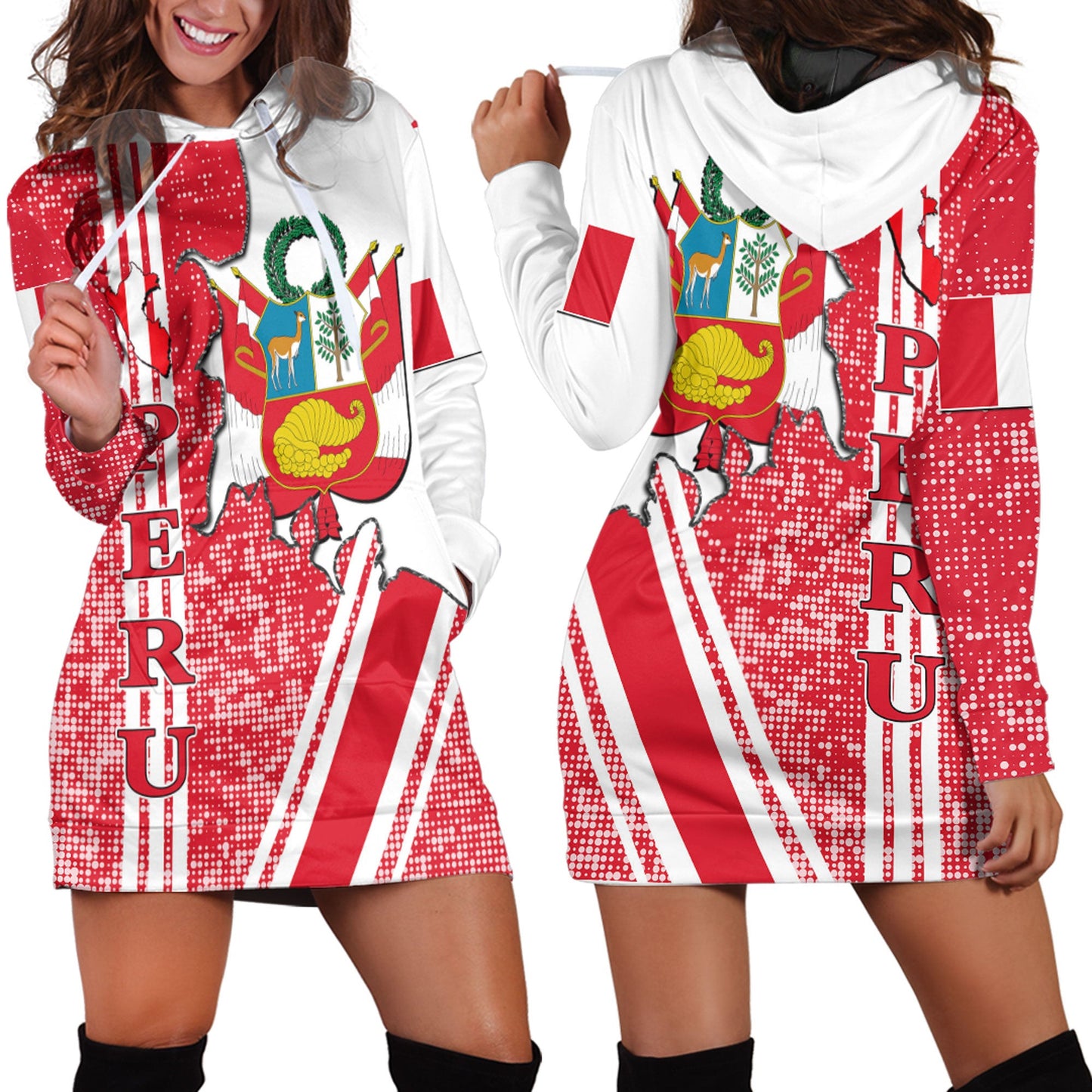 Clothing Peru Strong Style Hoodie Dress