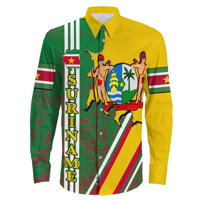 Clothing Suriname Strong Style Long Sleeve Button Shirt