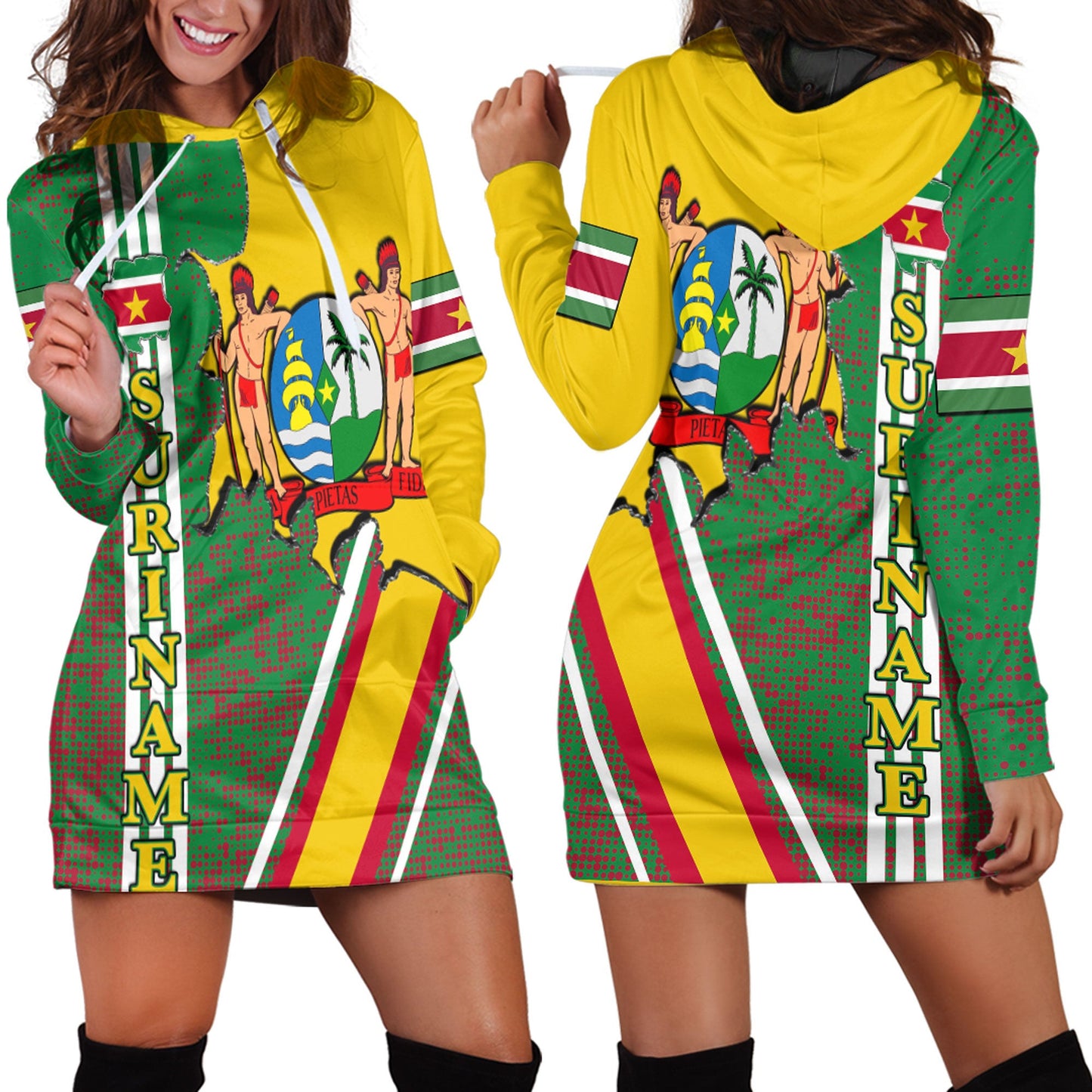 Clothing Suriname Strong Style Hoodie Dress