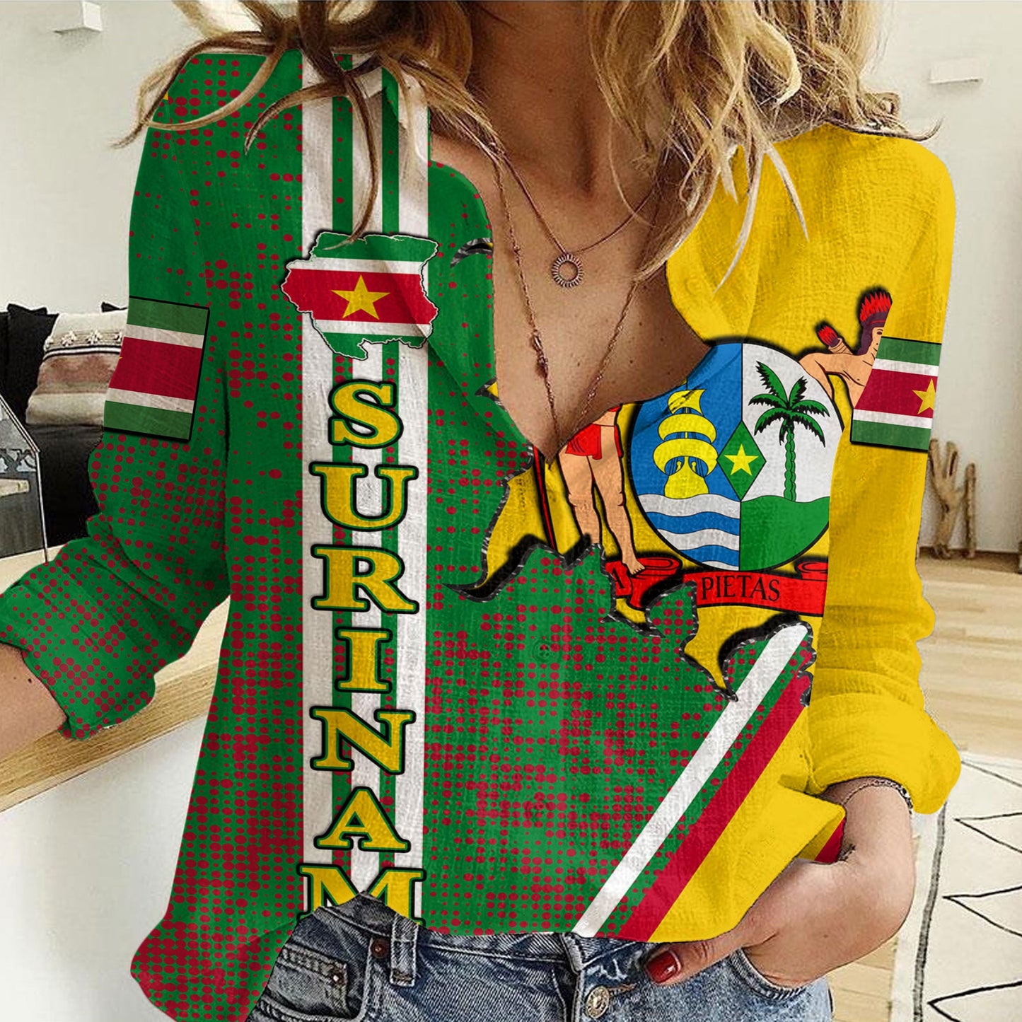 Clothing Suriname Strong Style Women Casual Shirt