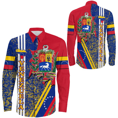 Clothing Venezuela Strong Style Long Sleeve Button Shirt