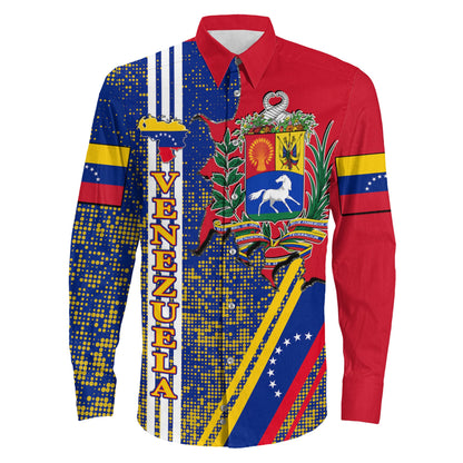 Clothing Venezuela Strong Style Long Sleeve Button Shirt