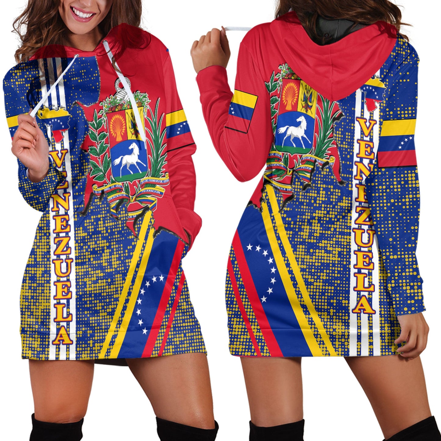 Clothing Venezuela Strong Style Hoodie Dress