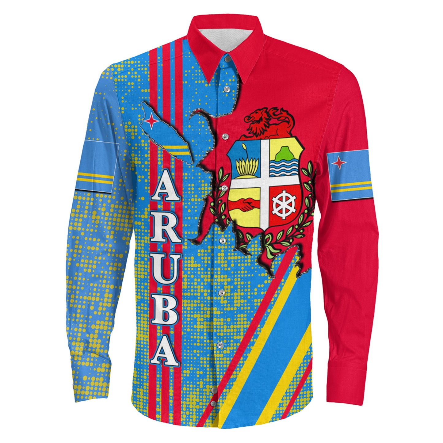 Clothing Aruba Strong Style Long Sleeve Button Shirt