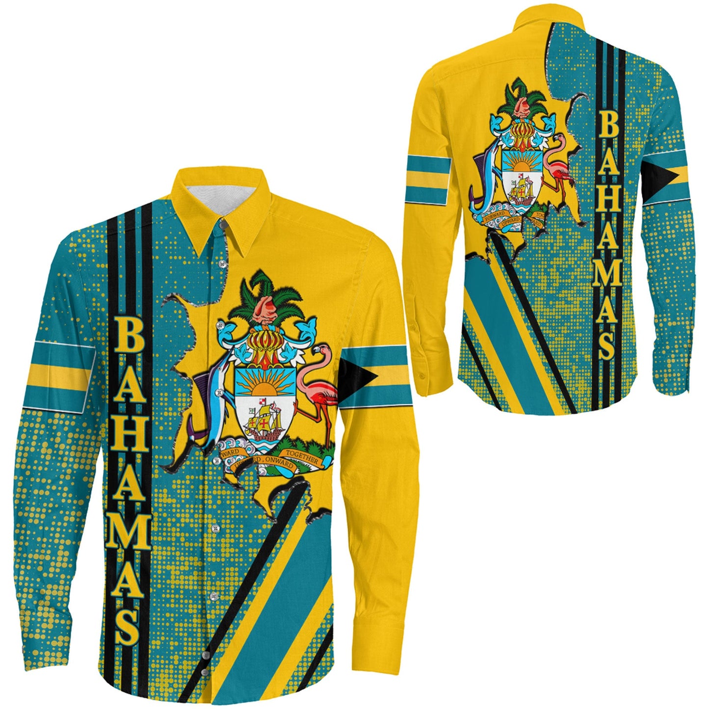 Clothing Bamahas Strong Style Long Sleeve Button Shirt