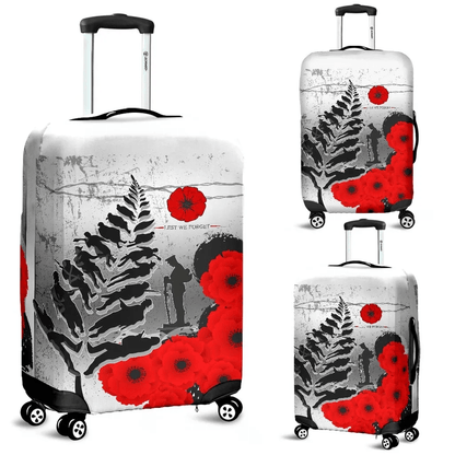 Silver Fern Luggage Cover Anzac Day