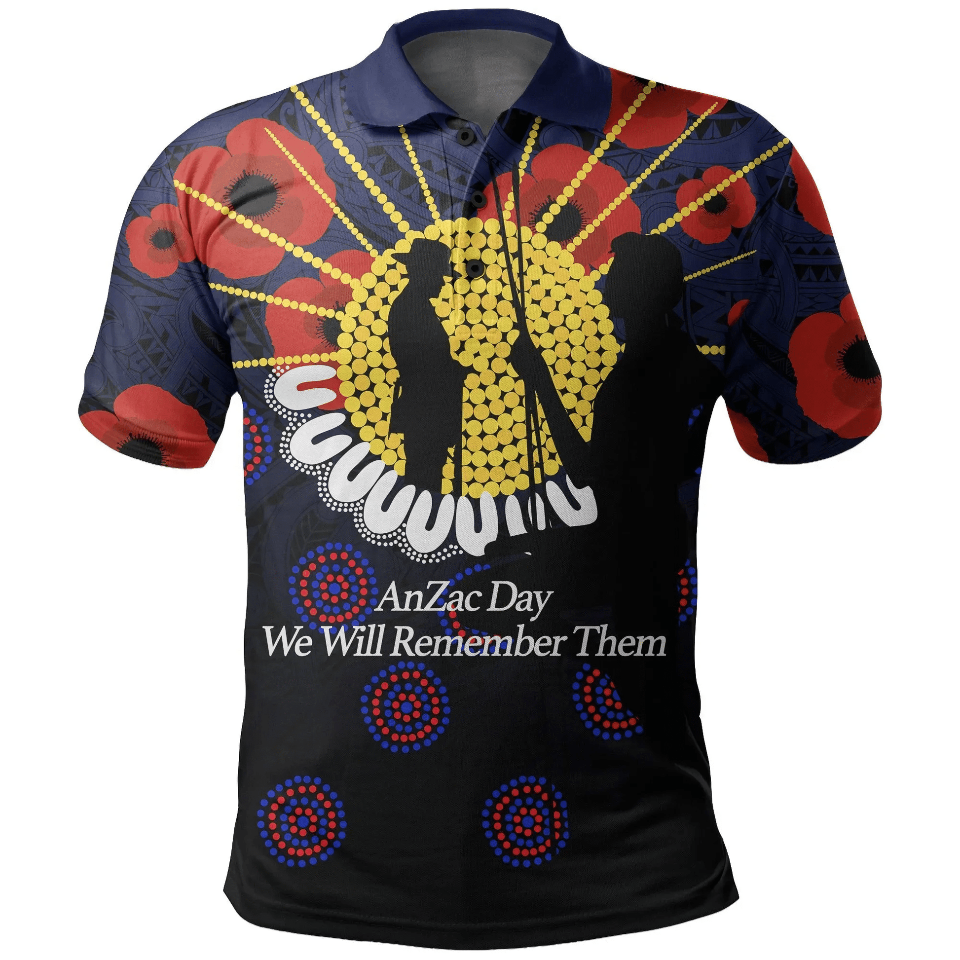Australia Anzac Day Polo shirt We Will Remember Them