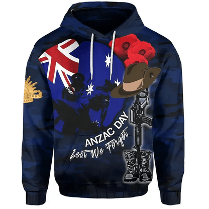 Australia Anzac Day Hoodie Army No.1