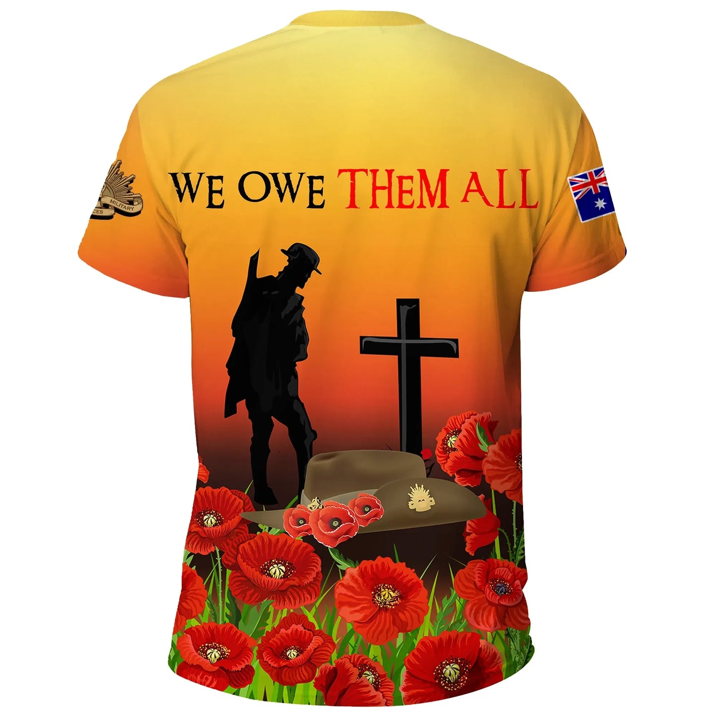 Australia Anzac Day T Shirt Lest We Forget