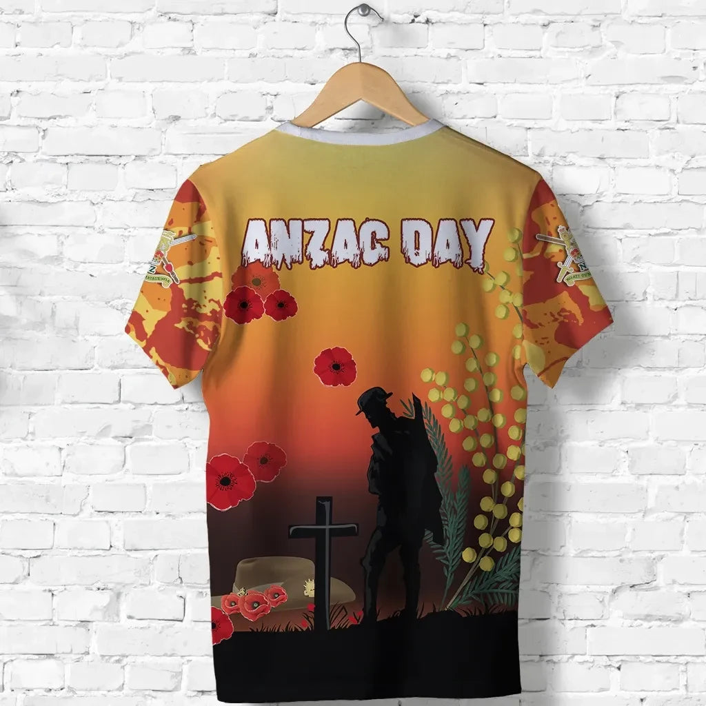 Australian Anzac Day T Shirt Lest We Forget 2023 Style