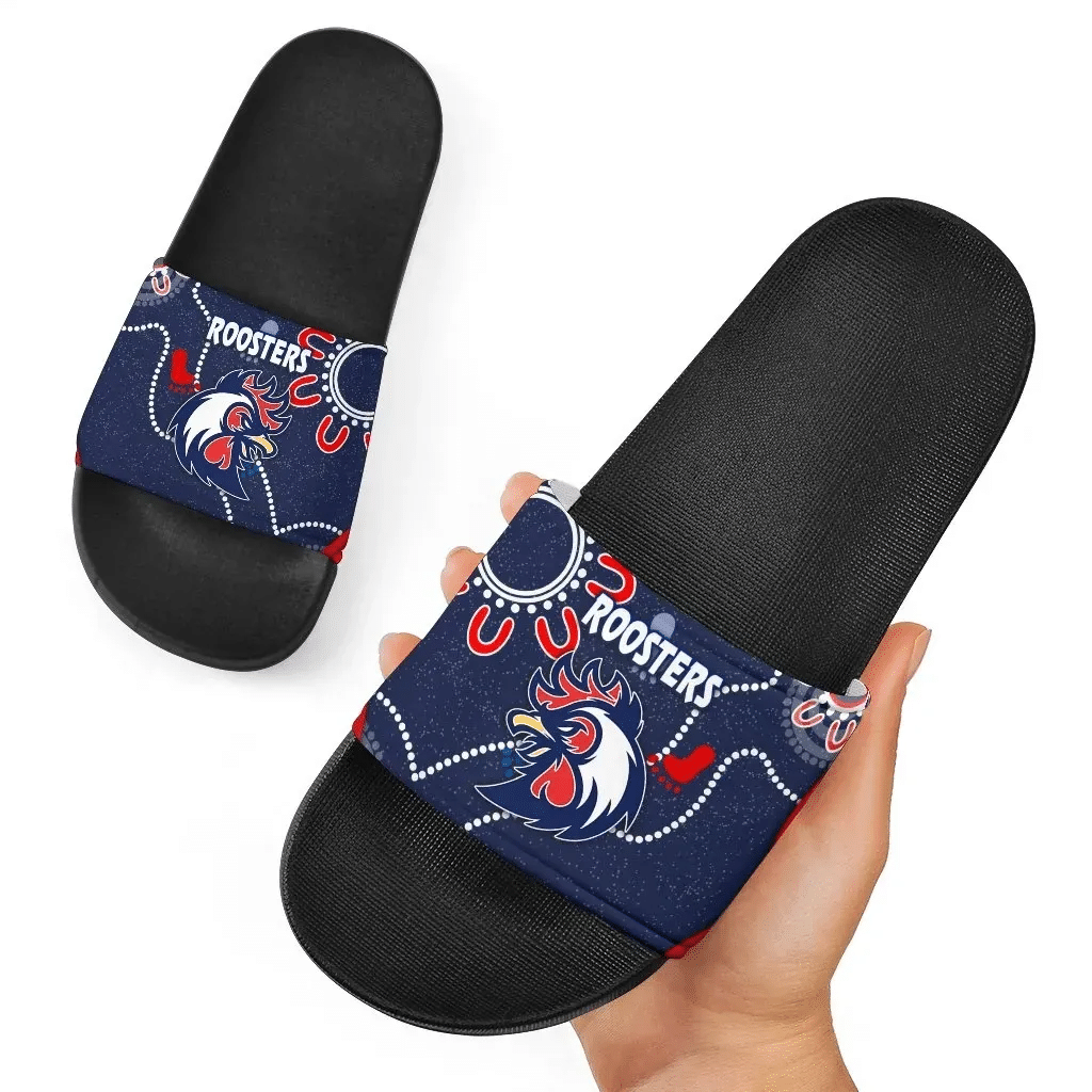Sydney Slide Sandals Roosters Anzac Day Unique Indigenous