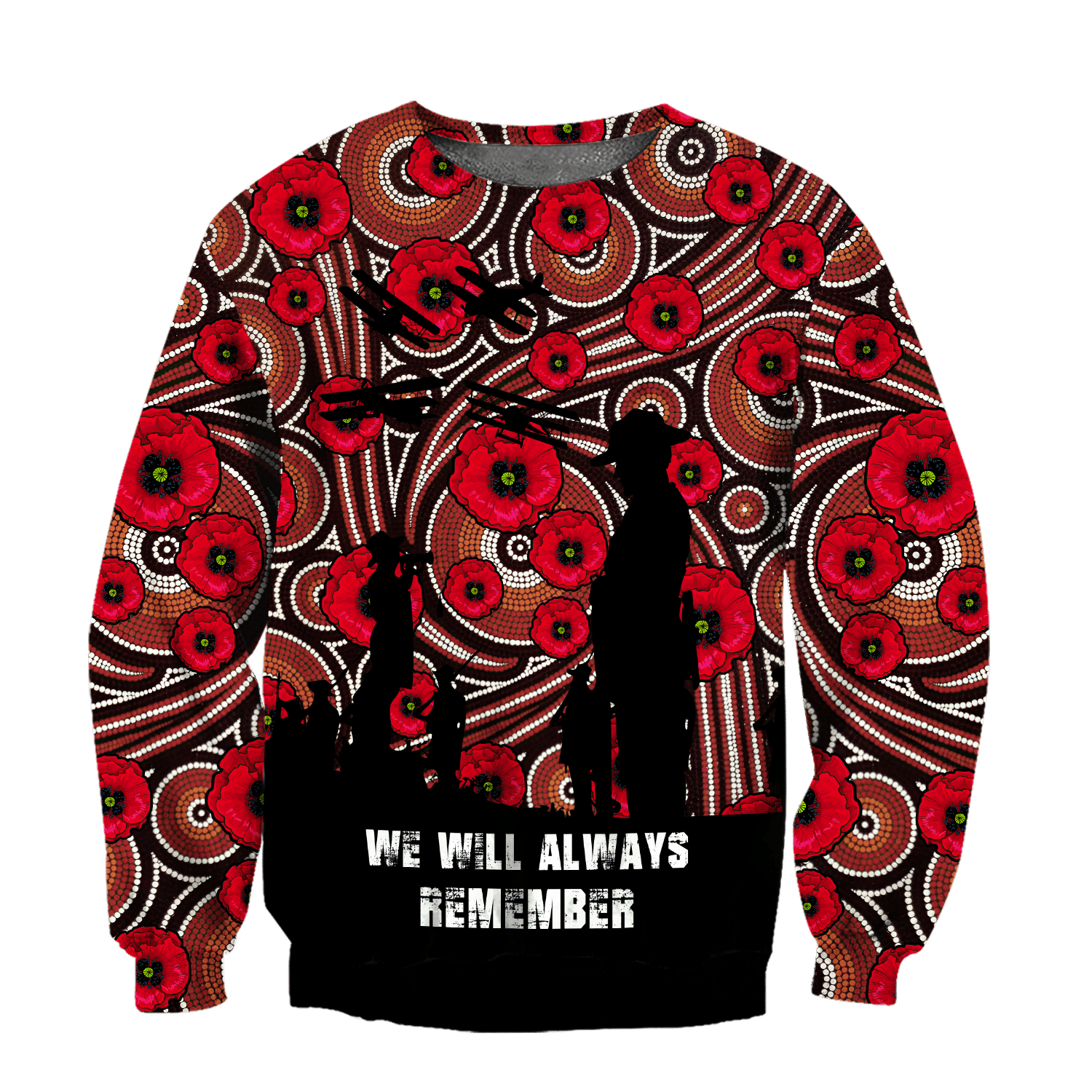 Anzac Day Clothing Lest We Forget Anzac Day Sweatshirt