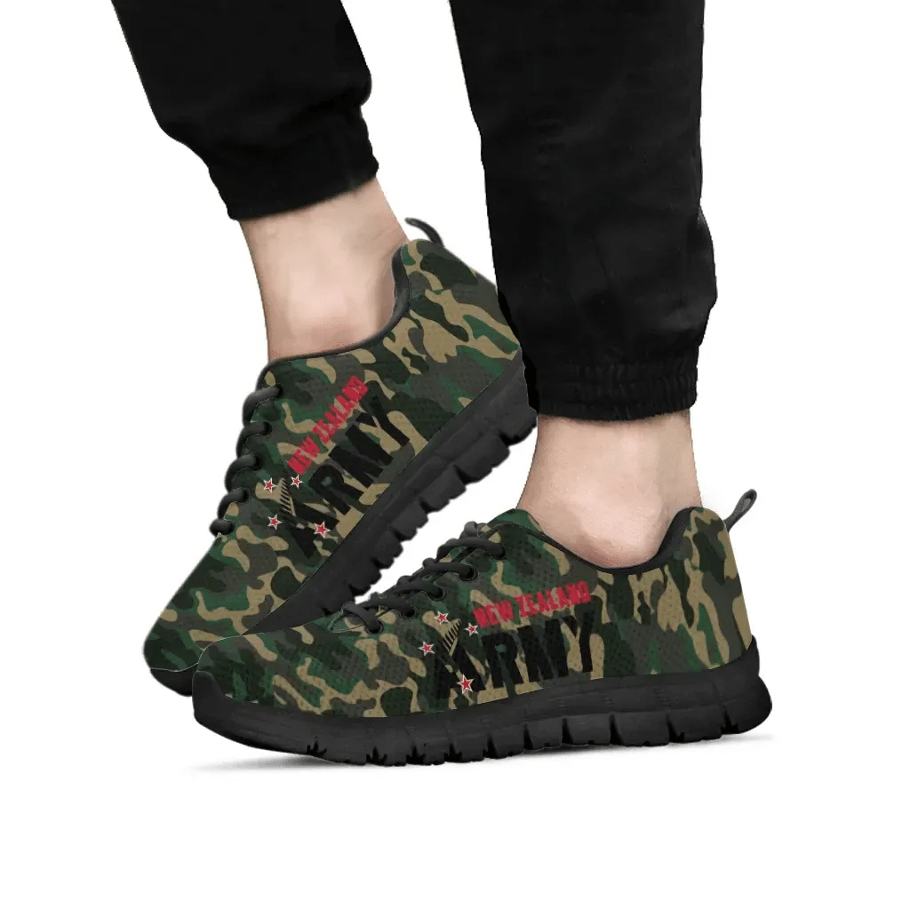 Anzac Day New Zealand Army, Camo Style, Lest Me Forget, Sneakers