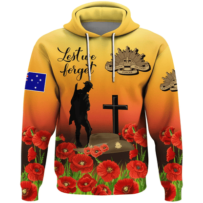 Australia Anzac Day Hoodie Lest We Forget