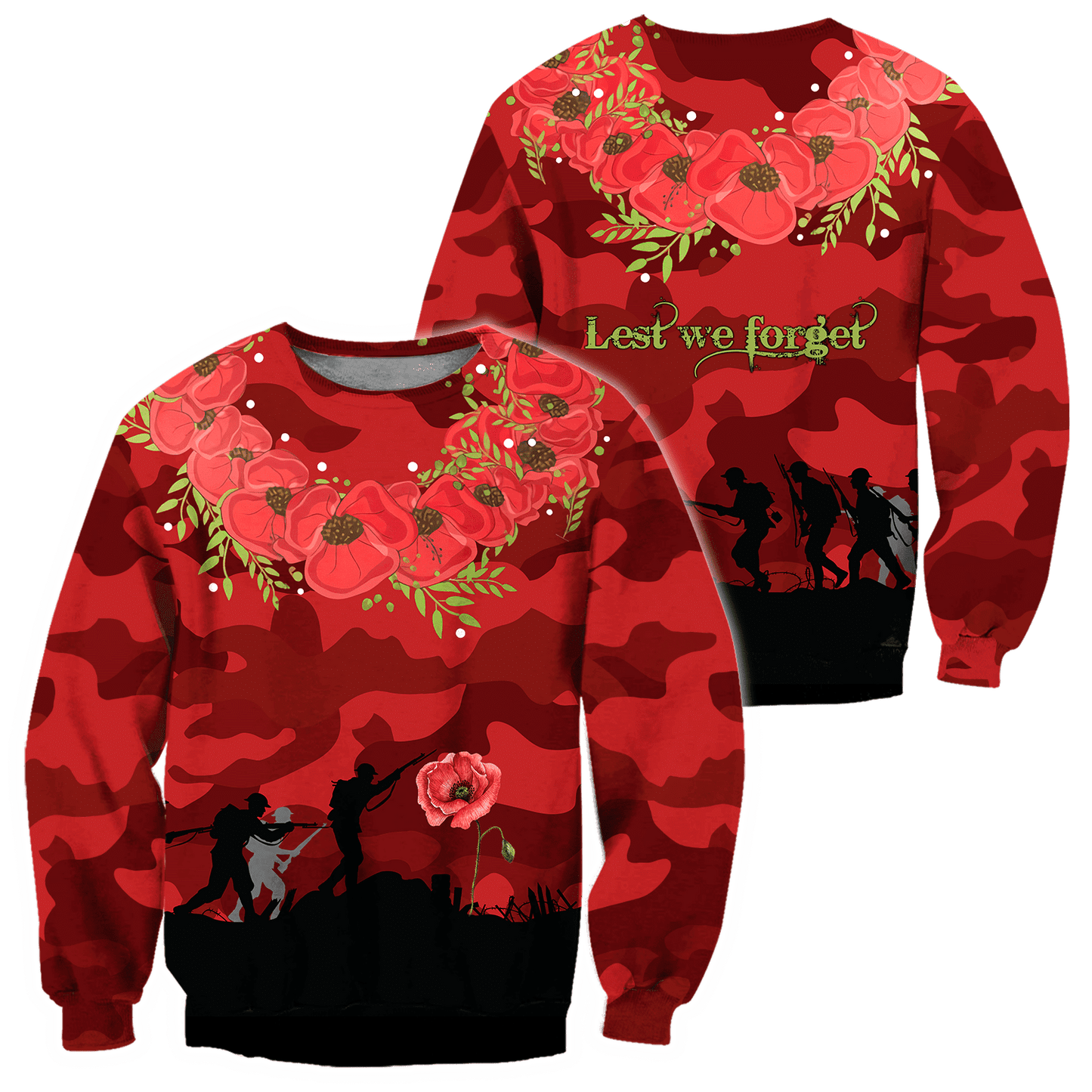 Anzac Day Clothing Lest We Forget Anzac Day 2023 Sweatshirt