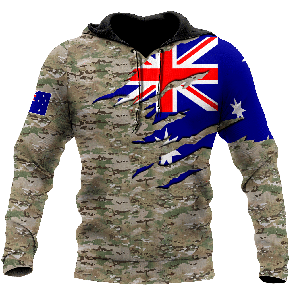 Anzac Day Clothing Australia Camo Anzac Day Hoodie