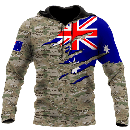 Anzac Day Clothing Australia Camo Anzac Day Hoodie