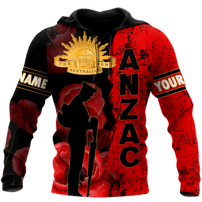Anzac Day Clothing Australian Army Camo Hoodie