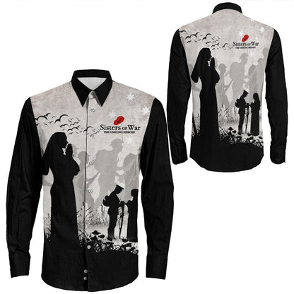 Rugbylife Clothing Anzac Day Sisters Of War The Unsung Heroes Long Sleeve Button Shirt