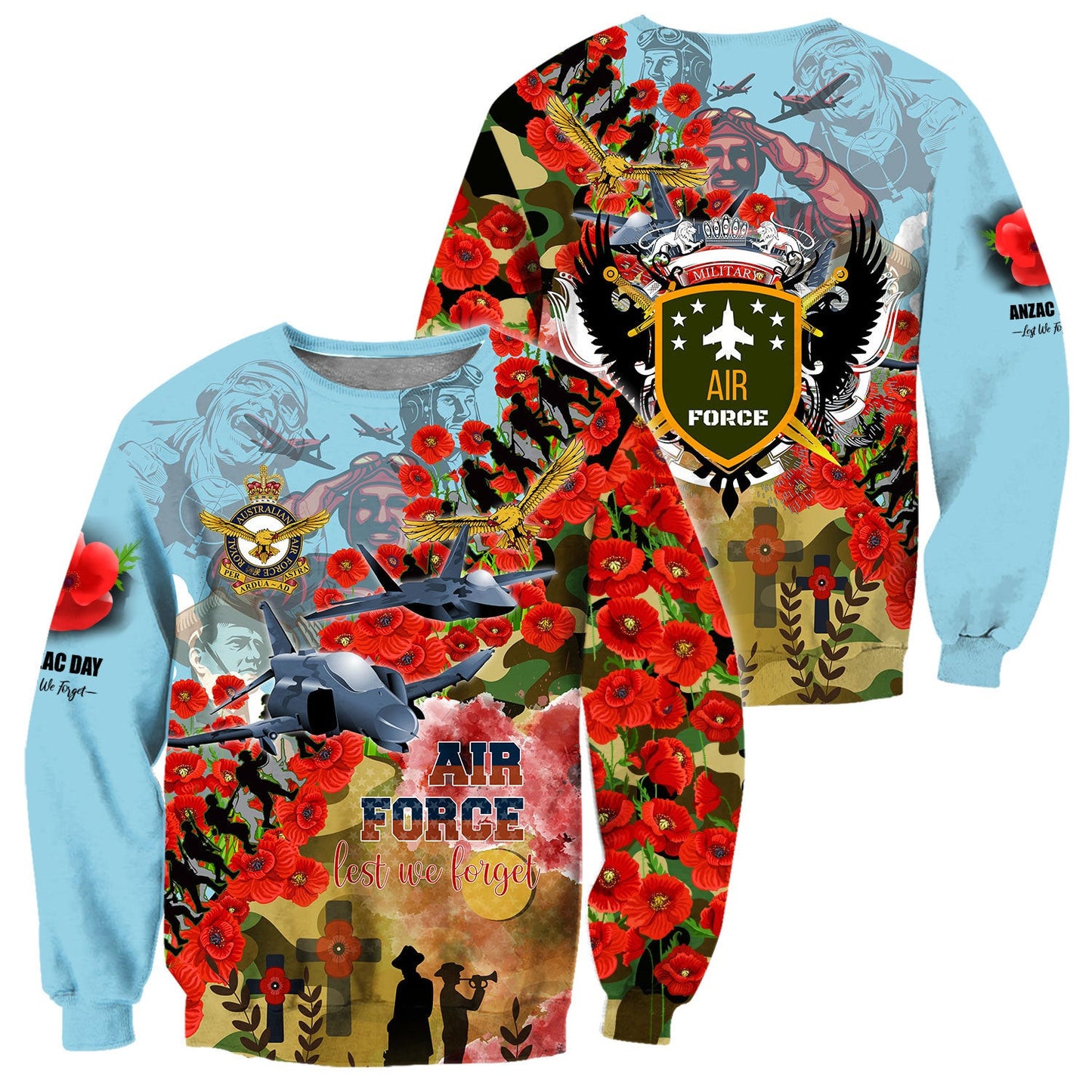 Anzac Day Clothing Lest We Forget Anzac Day 2023 Sweatshirt