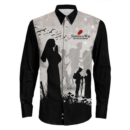 Rugbylife Clothing Anzac Day Sisters Of War The Unsung Heroes Long Sleeve Button Shirt