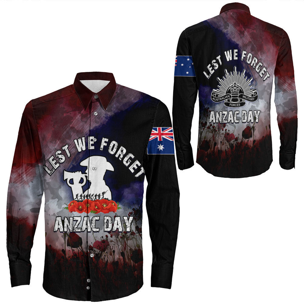 Rugbylife Clothing Anzac Day The Australian Army Long Sleeve Button Shirt