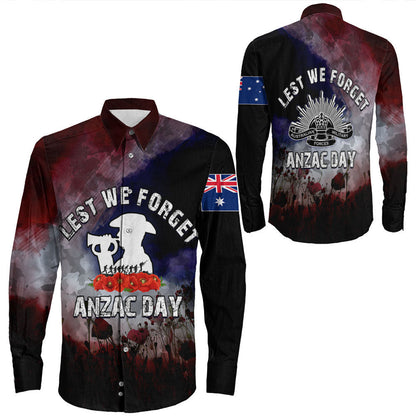 Rugbylife Clothing Anzac Day The Australian Army Long Sleeve Button Shirt