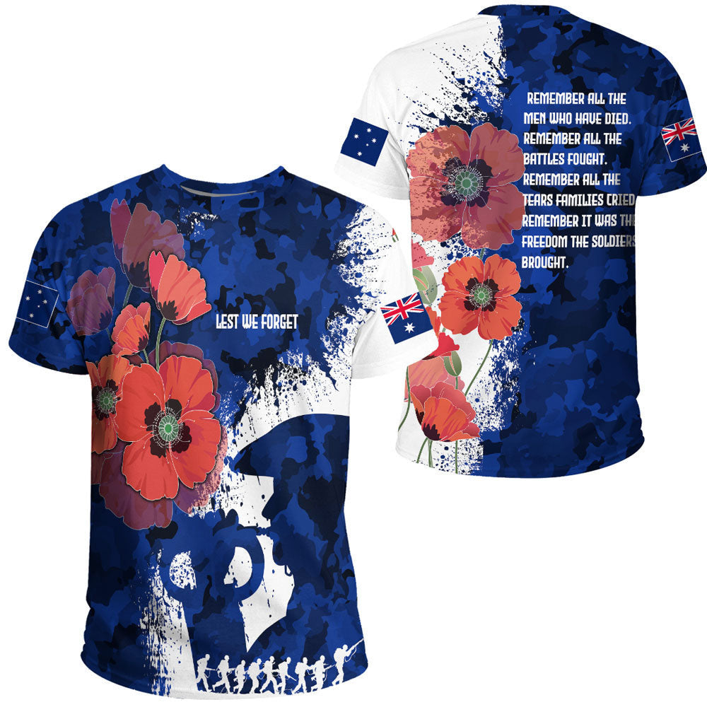 Clothing Anzac Day Silhouette Soldier T Shirt