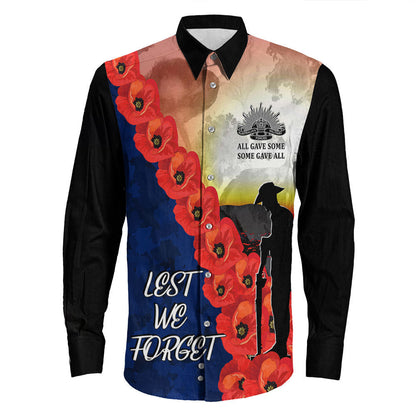 Rugbylife Clothing Anzac Day All Gave Some Long Sleeve Button Shirt