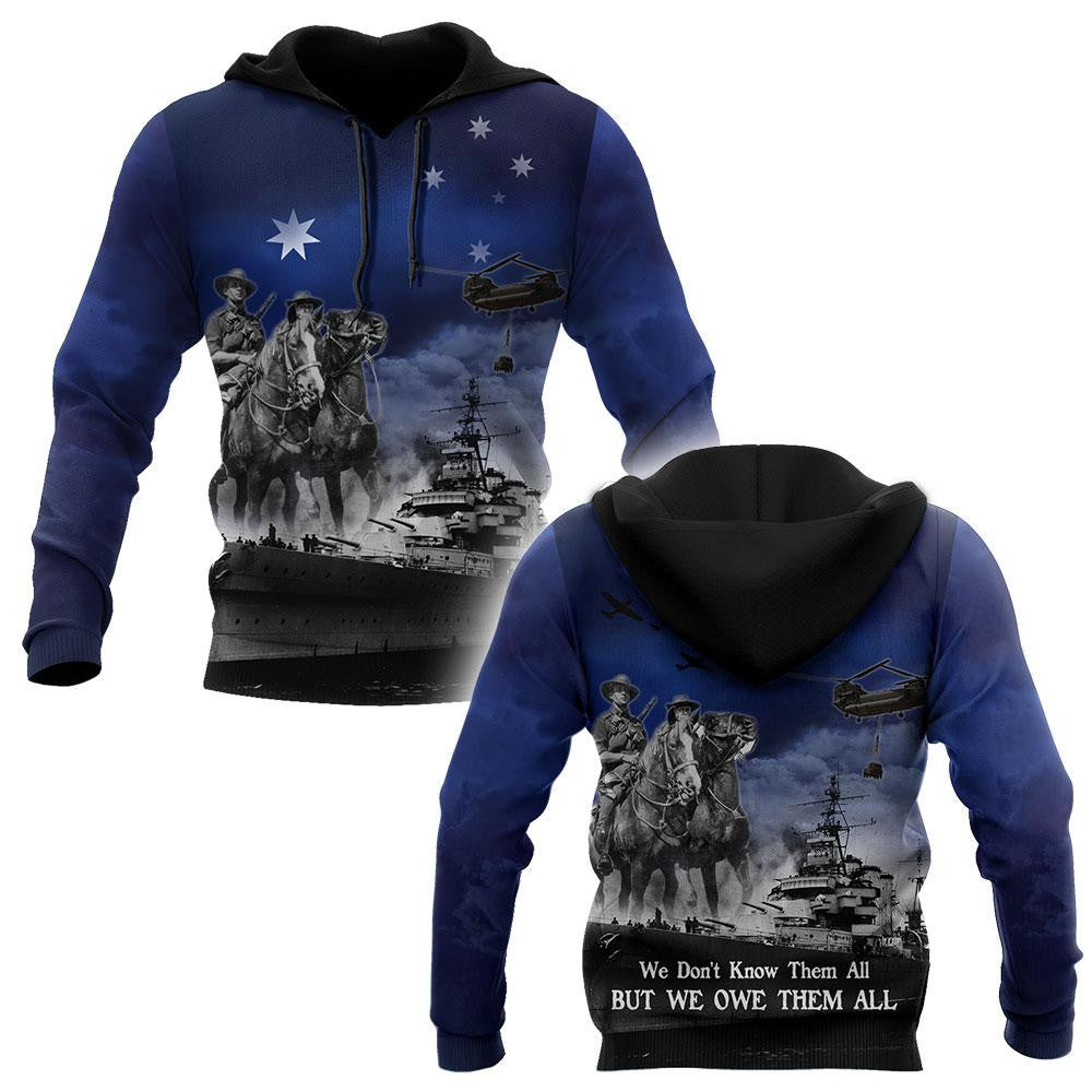 Anzac Day Clothing Royal Australian Navy Hoodie
