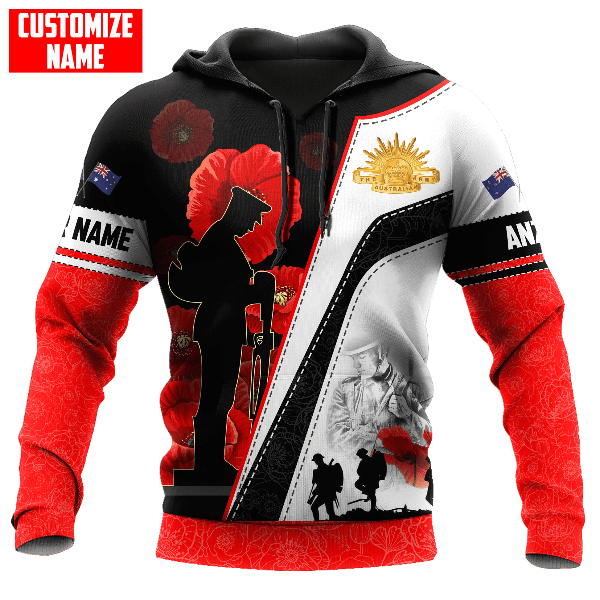 Anzac Day Clothing Australia Anzac Day Hoodie