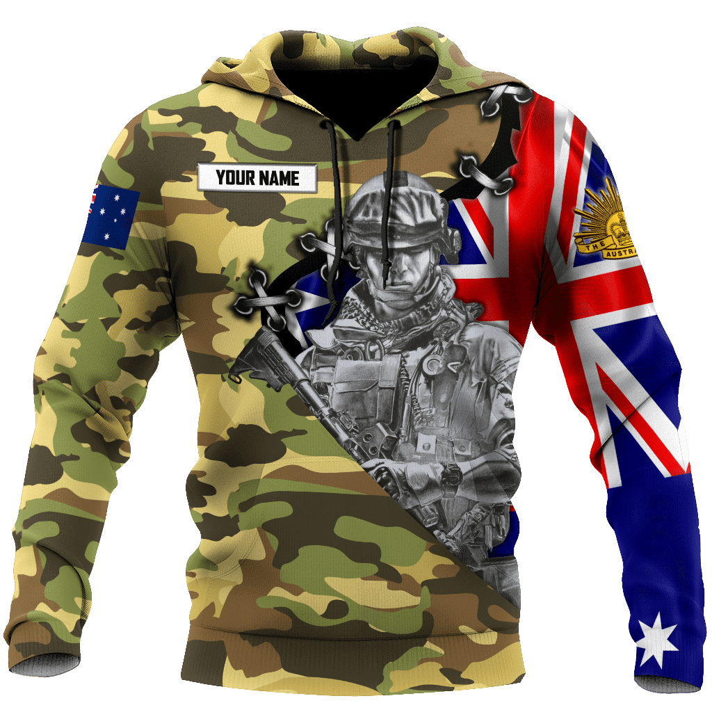Anzac Day Clothing Australia Army Anzac Day Camo Hoodie