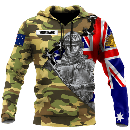 Anzac Day Clothing Australia Army Anzac Day Camo Hoodie