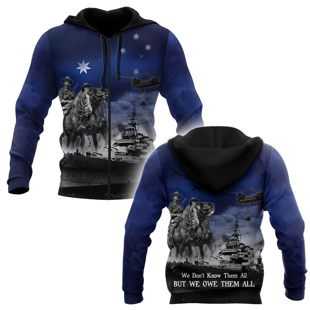 Anzac Day Clothing Royal Australian Navy Hoodie