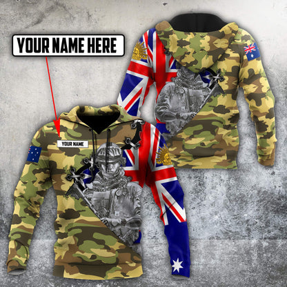 Anzac Day Clothing Australia Army Anzac Day Camo Hoodie