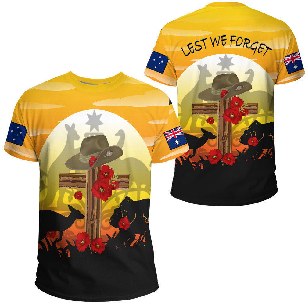 Clothing Anzac Day Lest We Forget Animal T Shirt