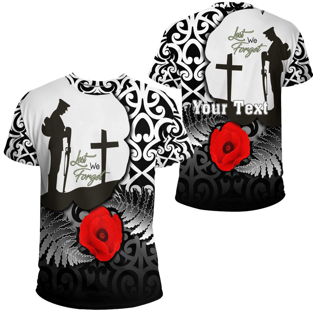 Clothing Custom Anzac Day Poppy Remembrance T Shirt