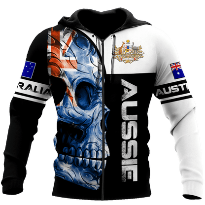 Anzac Day Clothing Australia Army Anzac Day Skull Hoodie