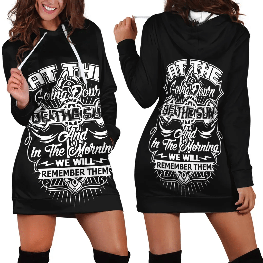 ANZAC DAY Hoodie Dress Essential
