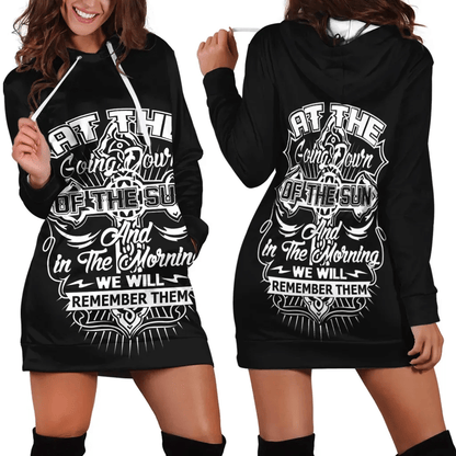 ANZAC DAY Hoodie Dress Essential