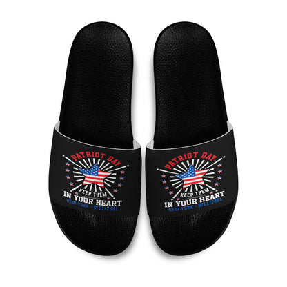 Slide Sandals Patriot Day In Your Heart Slide Sandals