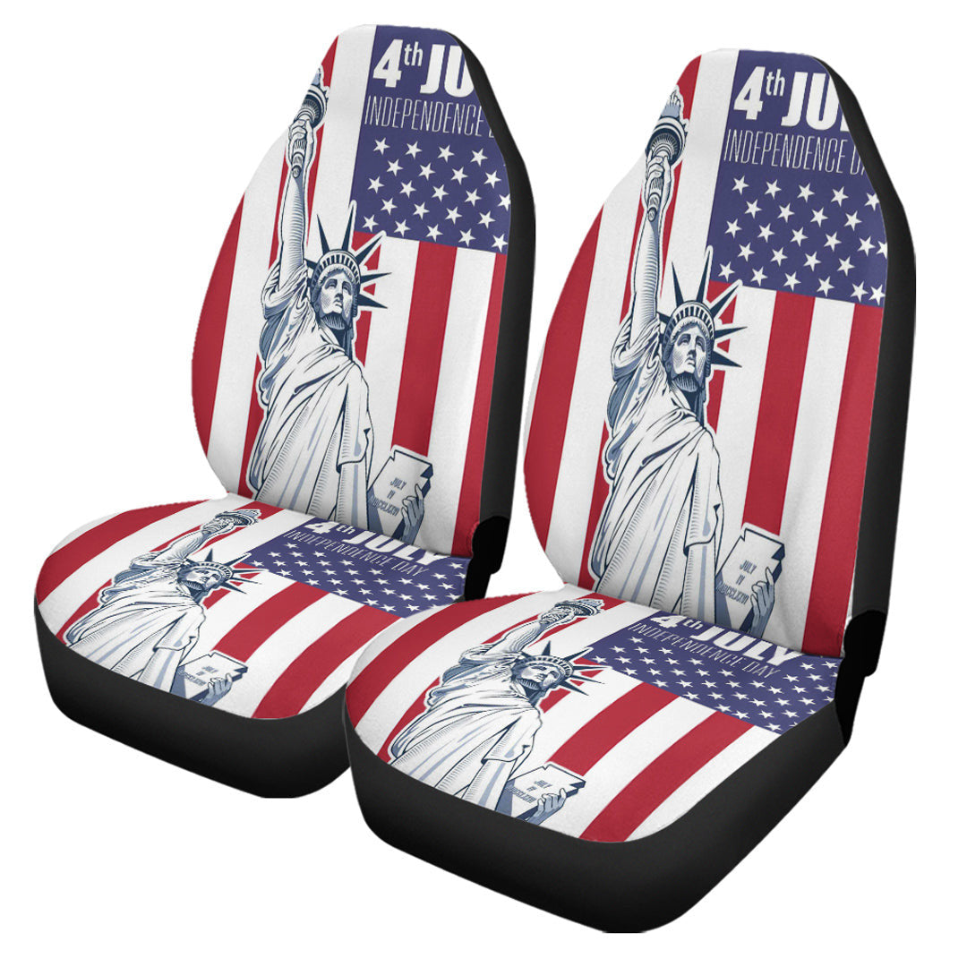 Car Seat Covers Patriot Day Statue Of Liberty Car Seat Covers