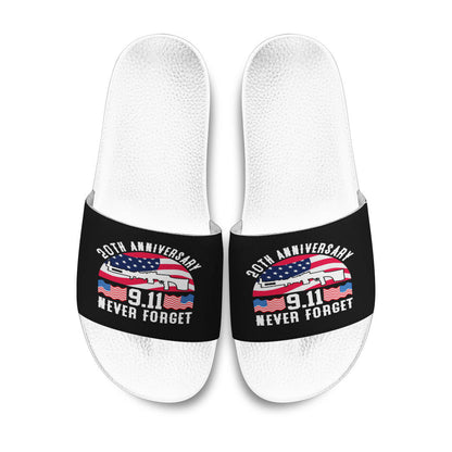 Slide Sandals Patriot Day Shot Anniversary Slide Sandals