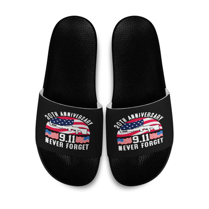 Slide Sandals Patriot Day Shot Anniversary Slide Sandals
