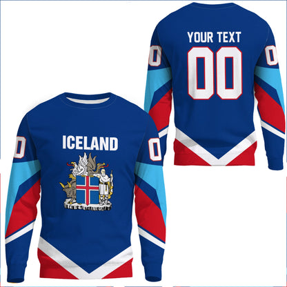 Clothing Custom Iceland Hockey Jersey Style Sweatshirts
